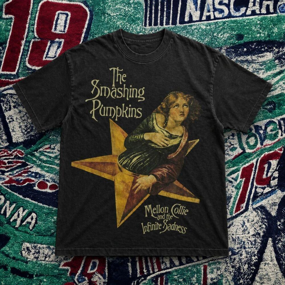 Smashing Pumpkins Mellon Collie Graphic Tee Black Unisex Shirt